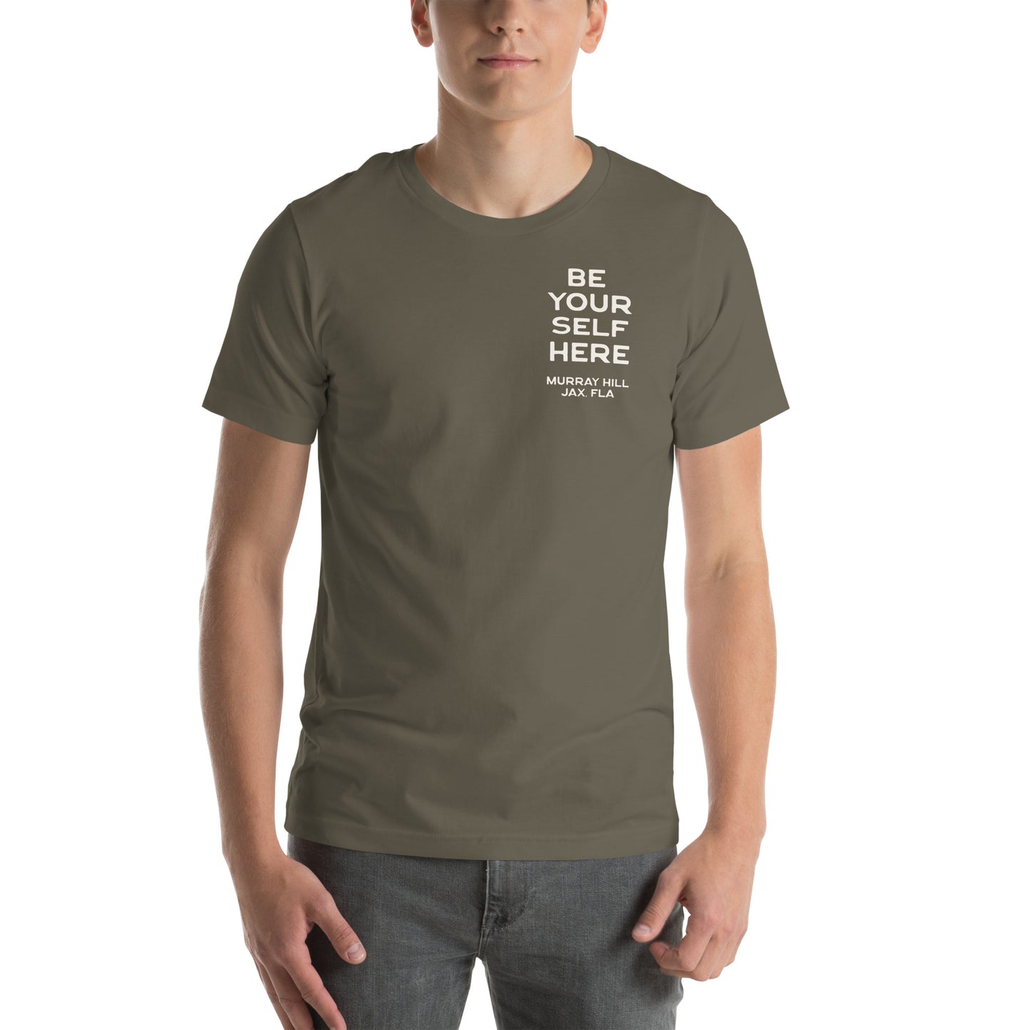 Be Yourself Here Tee