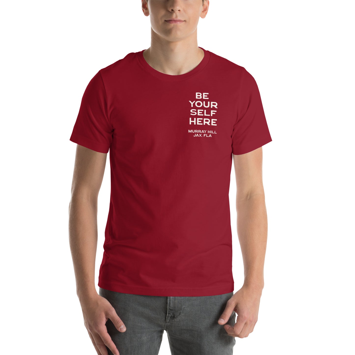 Be Yourself Here Tee